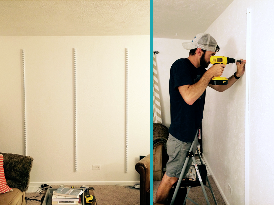 DIY Open Mounted Shelf