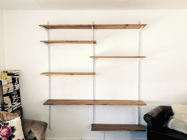 DIY Open Shelving Living Room Unit The Dodge Voice Omaha