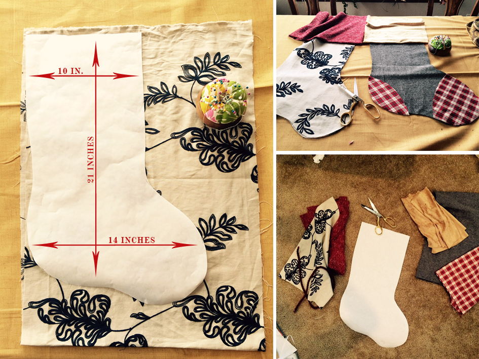 DIY Mixed-Print Fur Stockings | via: www.npdodge.com