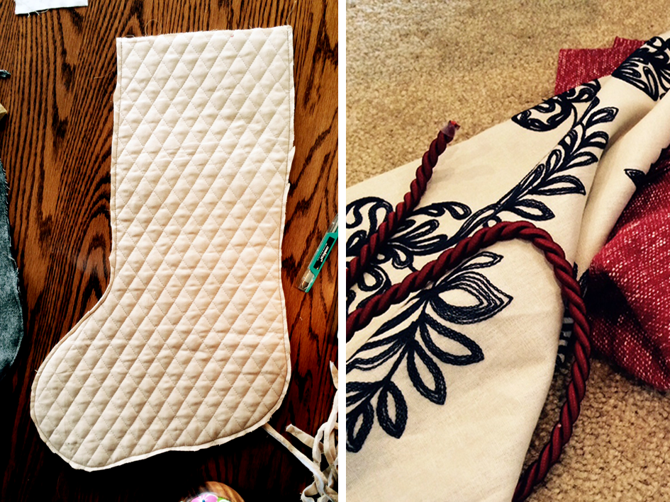 DIY Mixed Print Fur Stockings | via: www.npdodge.com