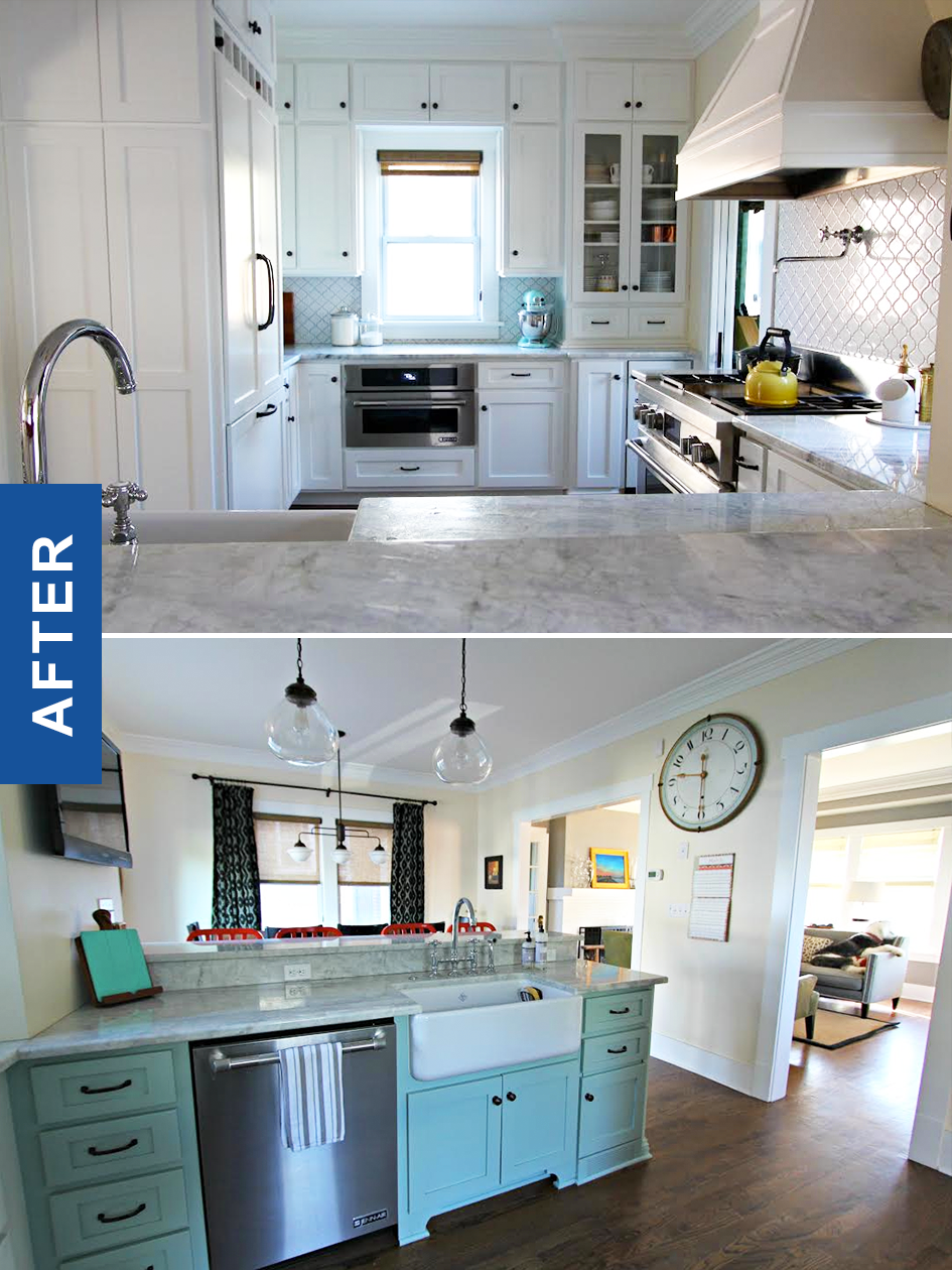 Before and After Kitchen Renovation