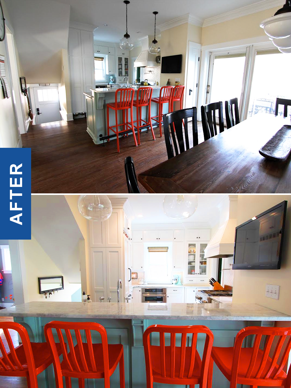 Before and After Kitchen Renovation