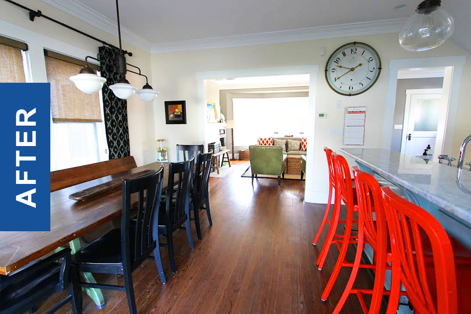 Before and After Kitchen Renovation