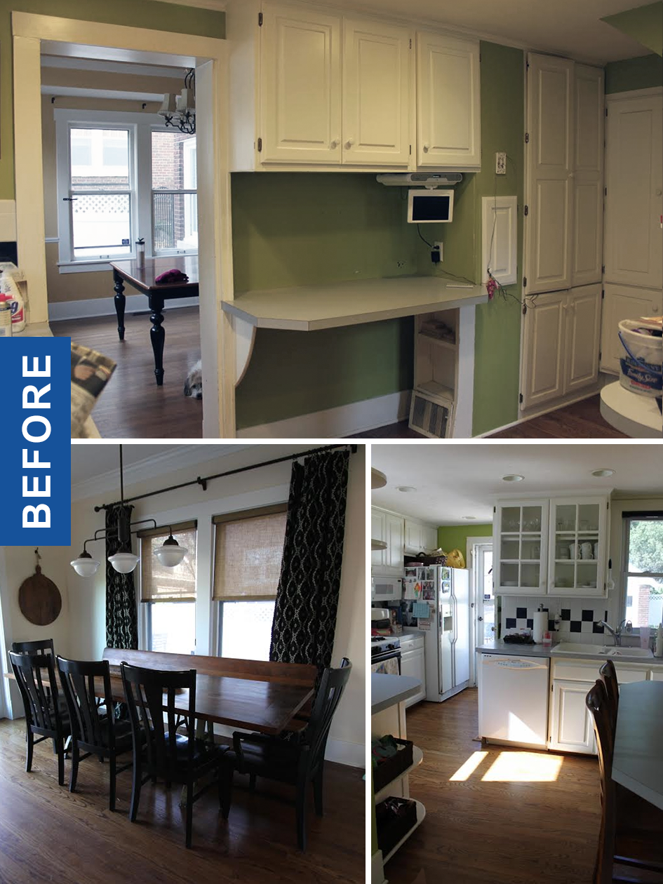 Before and After Kitchen Renovation