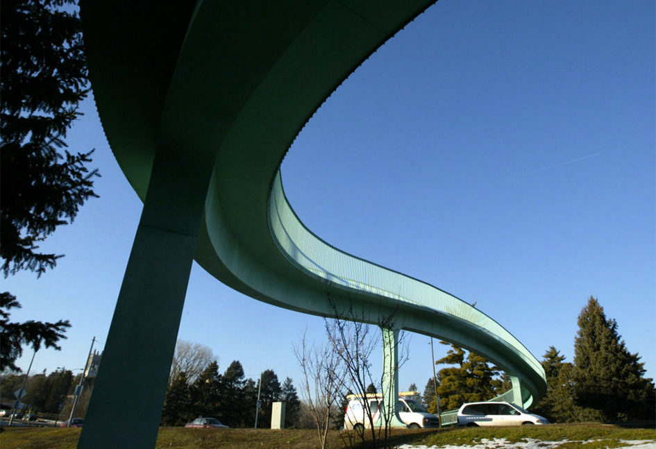 Bob Kerrey Pedestrian Bridge in Omaha