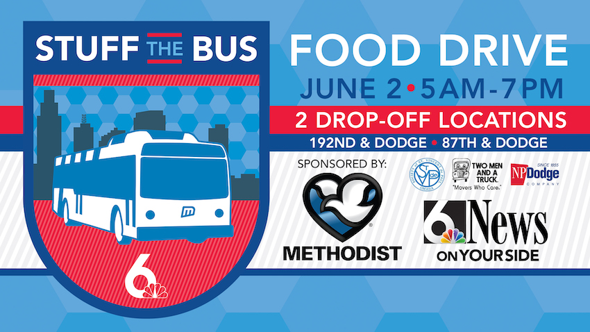 WOWT Stuff the Bus Food Drive 2022